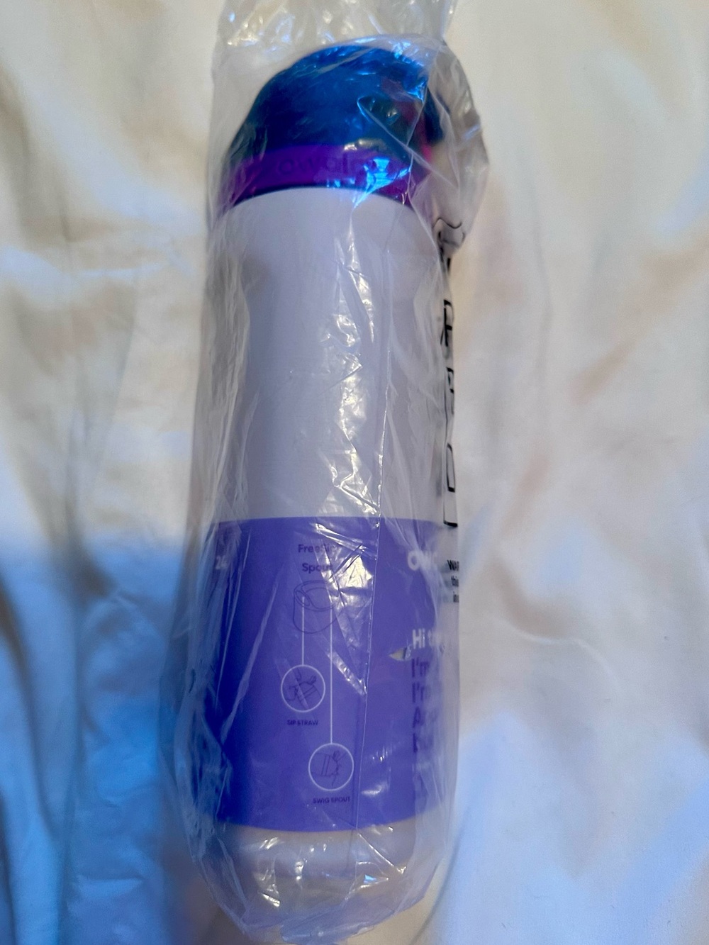 Owala FreeSip 24 oz Insulated Stainless Steel Water Bottle Dreamy Field NWT Box